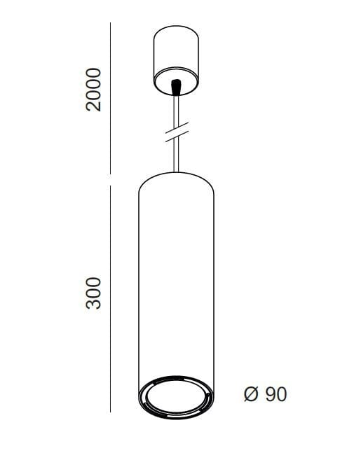 Экструдированный алюминиевый подвесной светильник с регулируемой яркостью Lucifero's I-Pipedi ARCH-00135559 - Вид №7