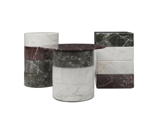 Мраморный журнальный столик