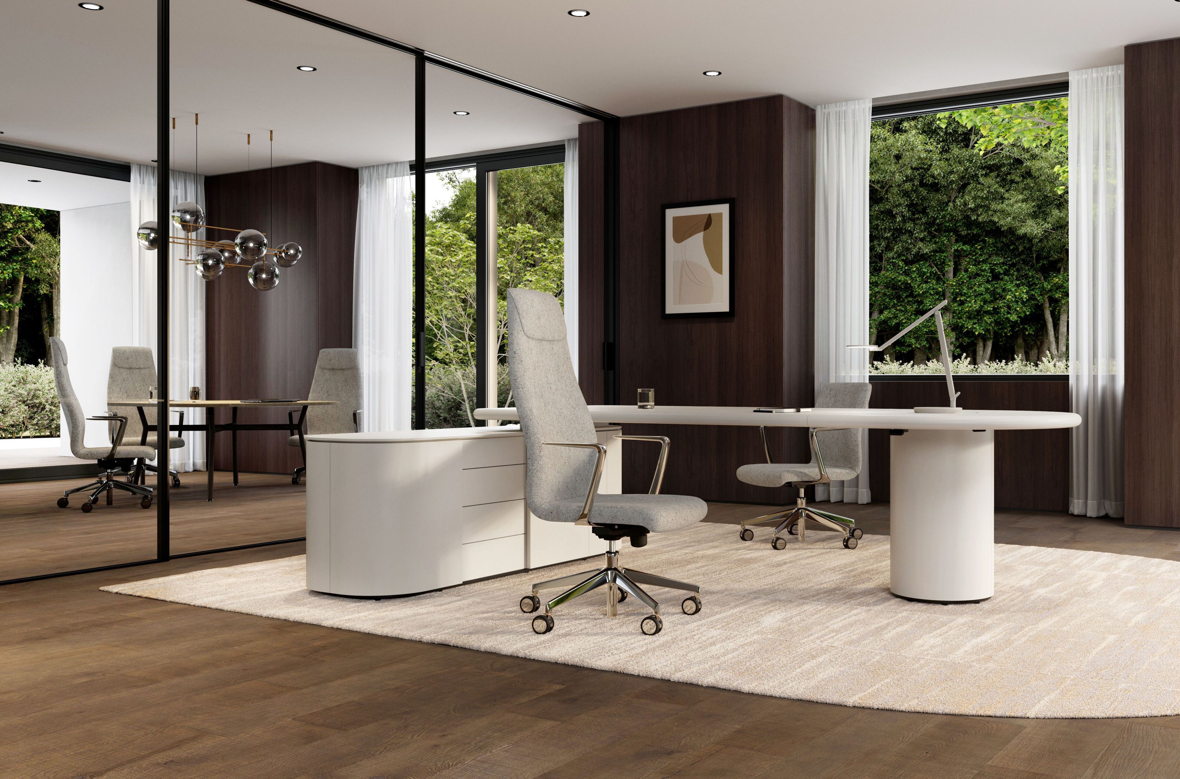 Офисное кресло с высокой спинкой Kastel Kaoma ARCH-00104564 - Вид №4