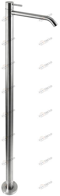 Fir Italia Смеситель для умывальника, однорычажный, напольный Cleosteel 48 4813008