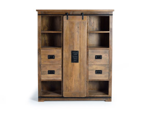 Шкаф из манго с раздвижными дверями