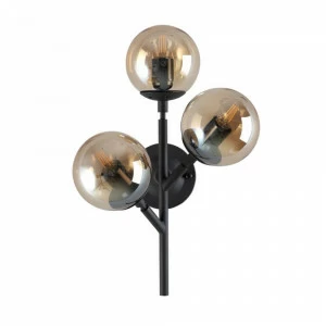 Бра настенное черное Crystal Lux Medea MEDEA AP3 CRYSTAL LUX MEDEA 00-3932127 Черный