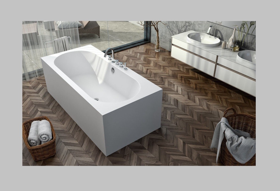 Ванна из искусственного камня Kerrock Atys 00819 хромотерапия Словения Kolpa-San  - Вид №1