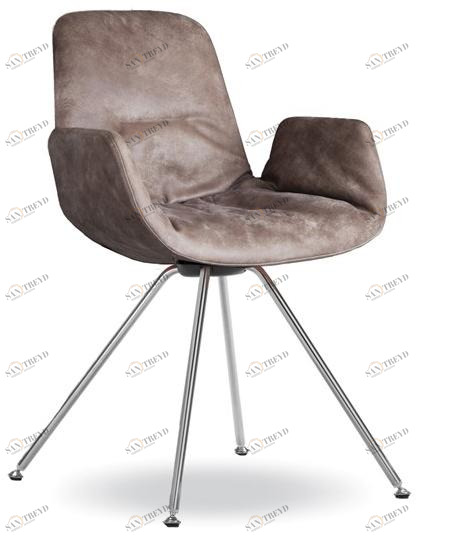 Tonon Стул с подлокотниками, обитыми кожей или тканью Step 9w4.22