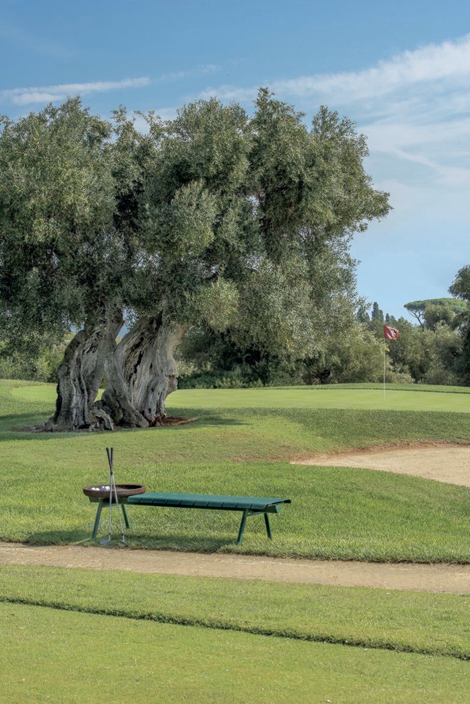 Алюминиевая и деревянная скамья со спинкой Ethimo Ace ARCH-00122616 - Вид №11