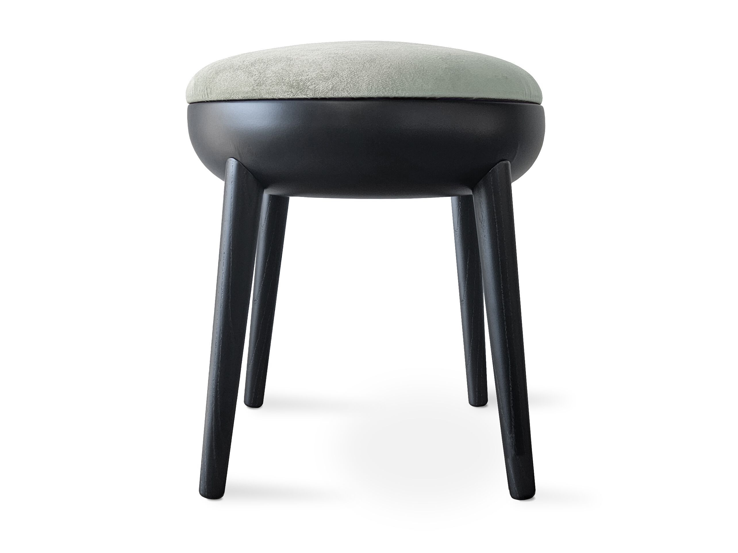 Низкий стул из дерева и ткани JOB’S Pokè ARCH-00105623 - Вид №1