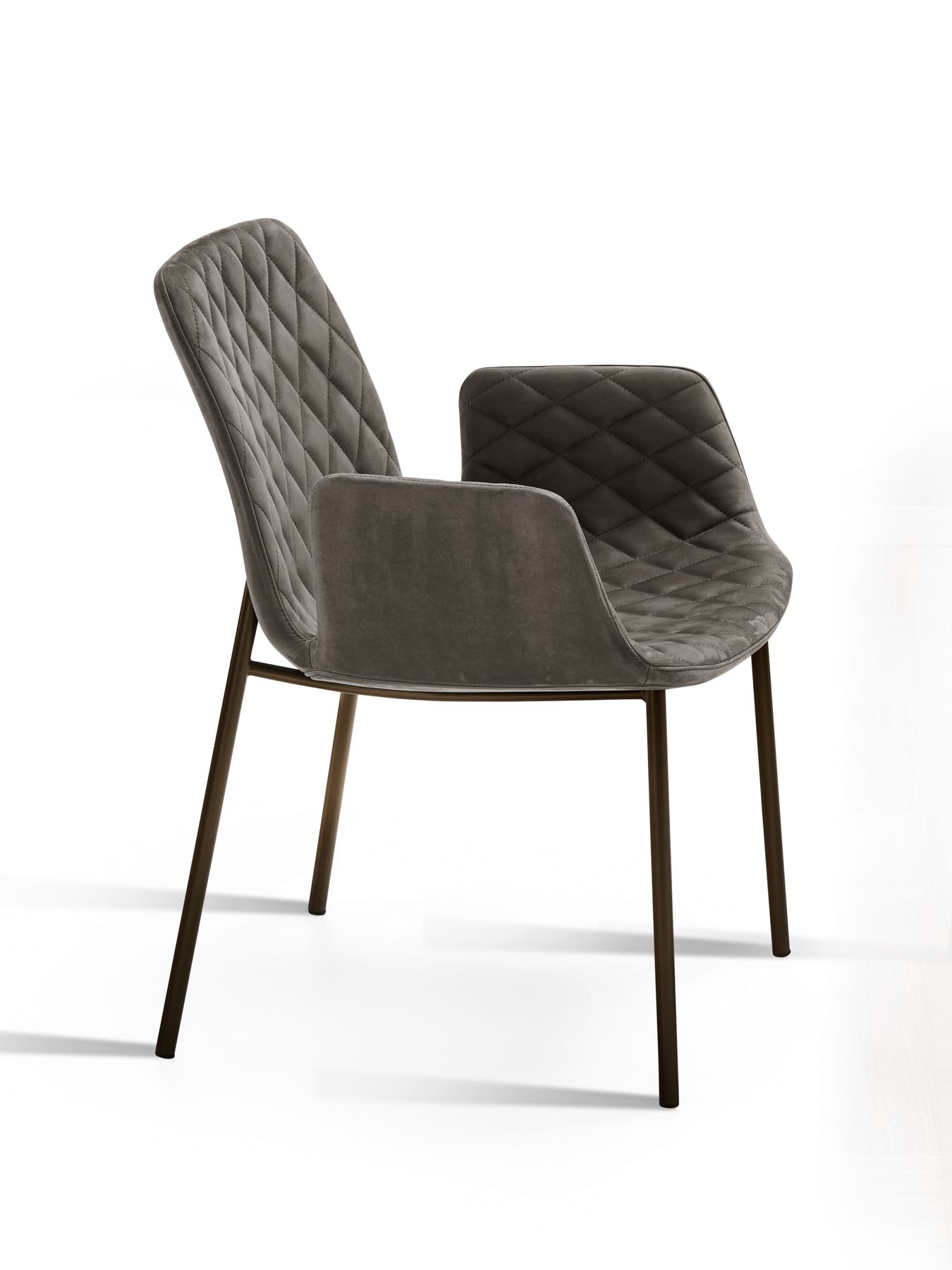 Кожаный мягкий стул с подлокотниками EFORMA Lenny ARCH-00036036 - Вид №2