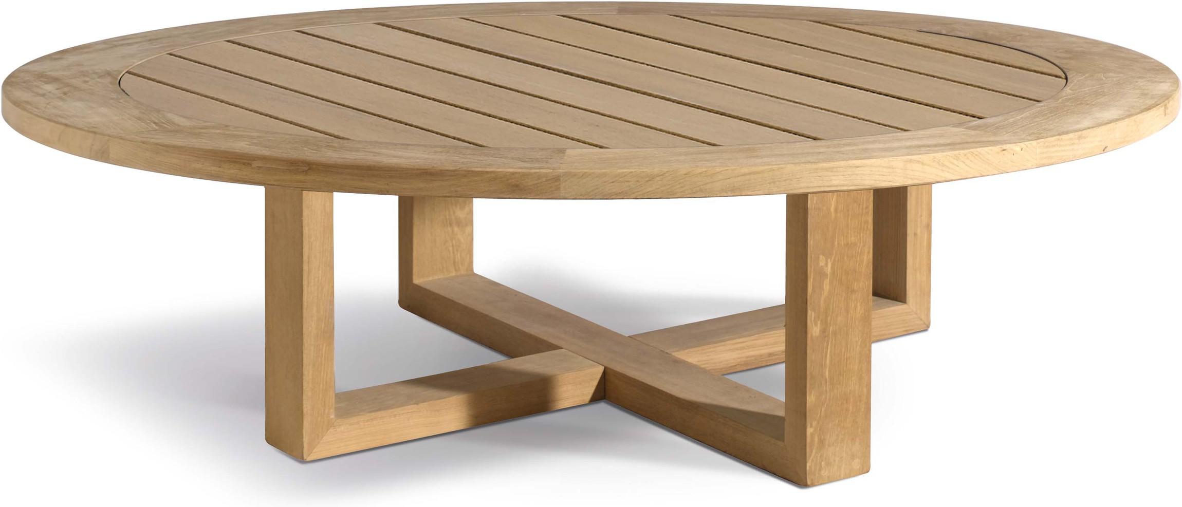 Журнальные столики teak ⌀155см Manutti Siena MNST878