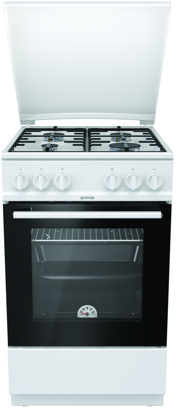 GN5112WH Газовая плита / 85х50х60, газовая, 71 л, электроподжиг, белый Gorenje Santreyd 