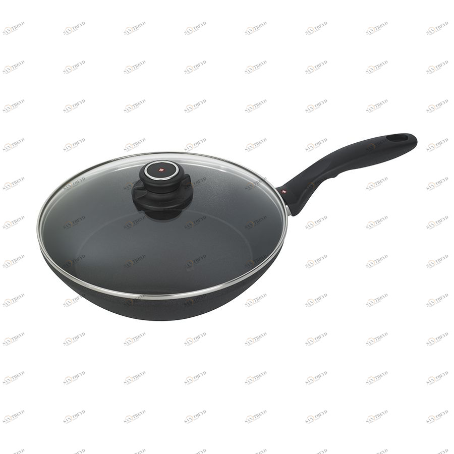 Сковорода индукционная Swiss Diamond со стеклянной крышкой, глубокая, Ø26 см XD6526IC