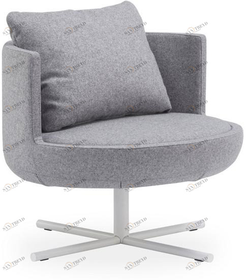 B&T Design Кресло из ткани с 4 спицами Round sun-id-1446025