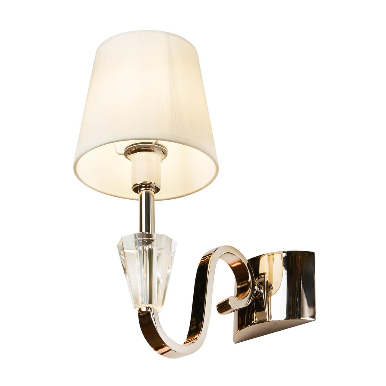Бра настенное бежевое iLamp Alesti 1 Nickel W2424-1 ILAMP ALESTI 00-3949137 Бежевый  - Вид №1