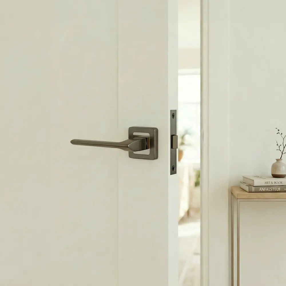 Дверные ручки Armex H-22105-А-GRF без запирания цвет графит STLM-2101252 - Вид №4