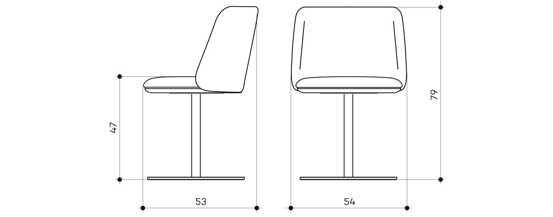 Ткань поворотный стул пьедестал arrmet Pure Belle ARCH-00143514