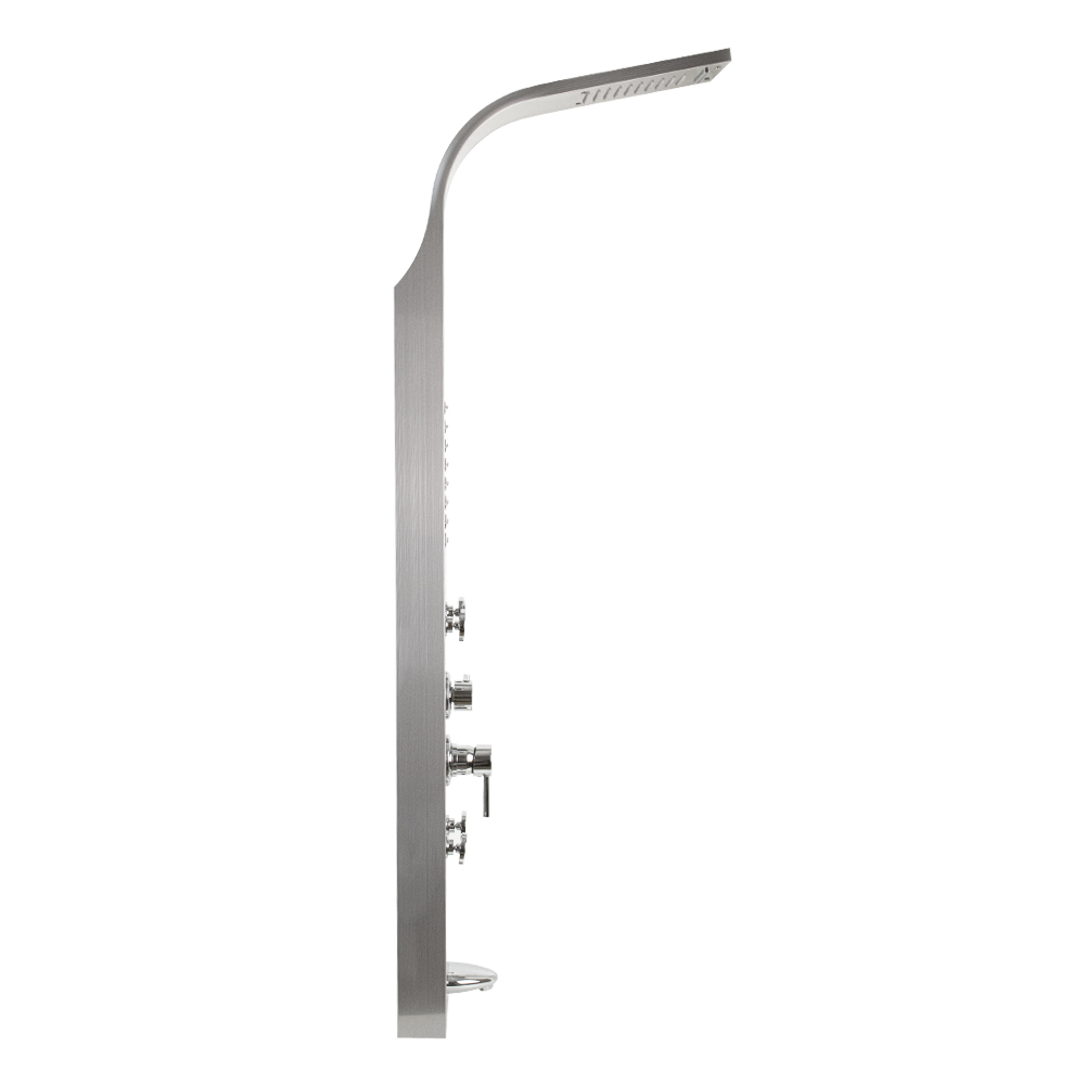 GFmark - Душевая панель - "тропический душ" с двумя лейками, корпус ЗАЦАРАПАННАЯ, нержавеющая сталь марки 304, код: 5510  - Вид №5