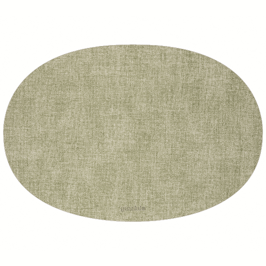 22604660 Салфетка подстановочная овальная двухсторонняя fabric, мятная Guzzini 