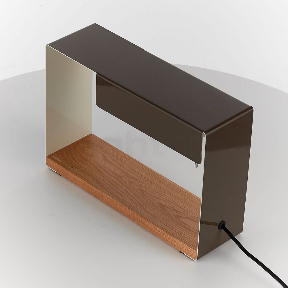 005123 Настольная лампа серо-коричневая Marset La Discrete  - Вид №1