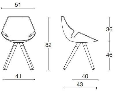 Diemme Кресло на козлах из полиуретана для залов ожидания Eon sun-id-1455717 - Вид №4