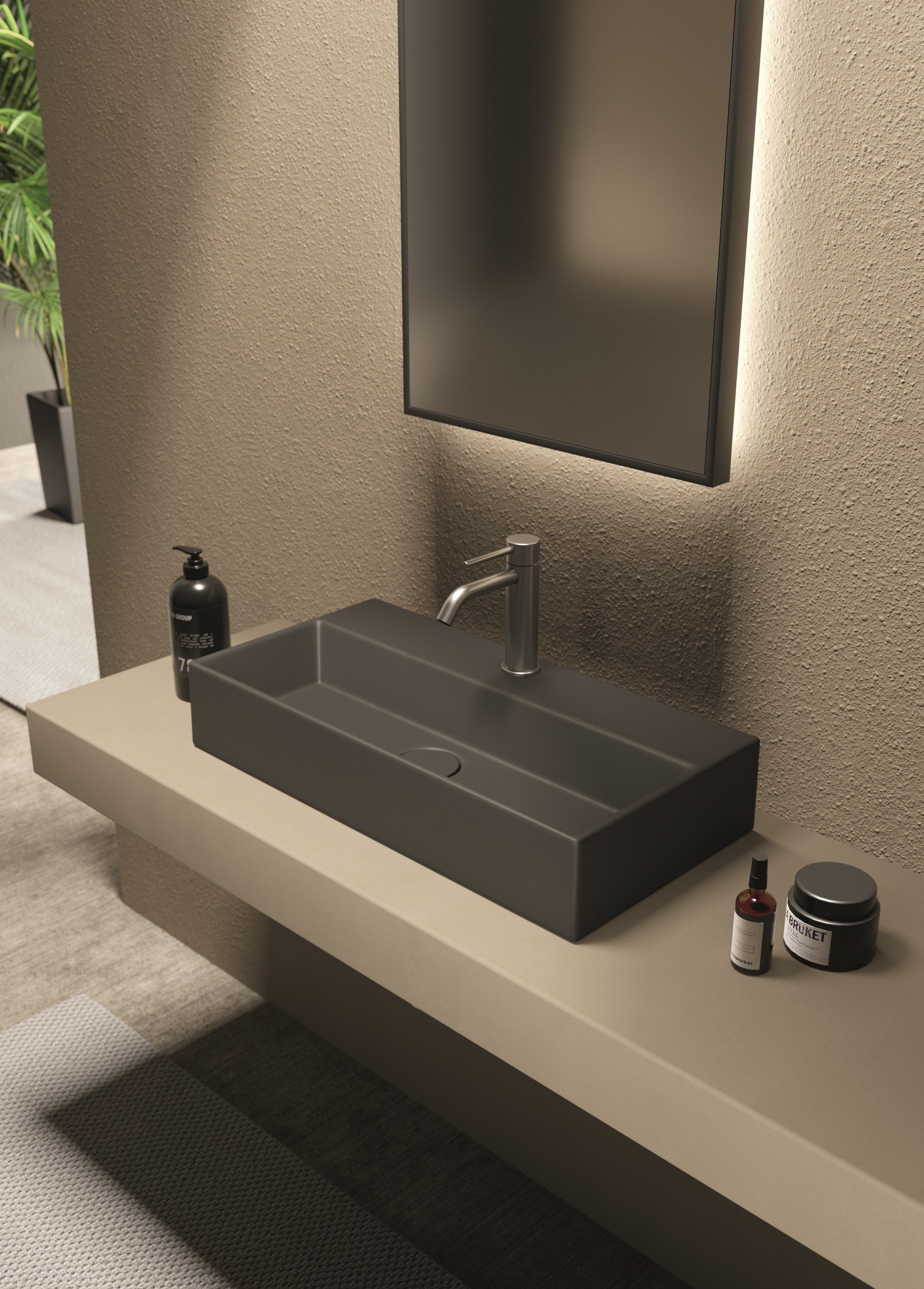 Керамическая прямоугольная столешница для мытья рук Alice Ceramica Шпион ARCH-00126165 - Вид №25