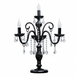 Настольная лампа MW-Light Барселона 7 313033004 MW-LIGHT ПОДСВЕЧНИК, СВЕЧА 191497 Прозрачный;черный