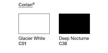 Отдельно стоящая раковина Corian® Rexa источник ARCH-00111147 - Вид №1