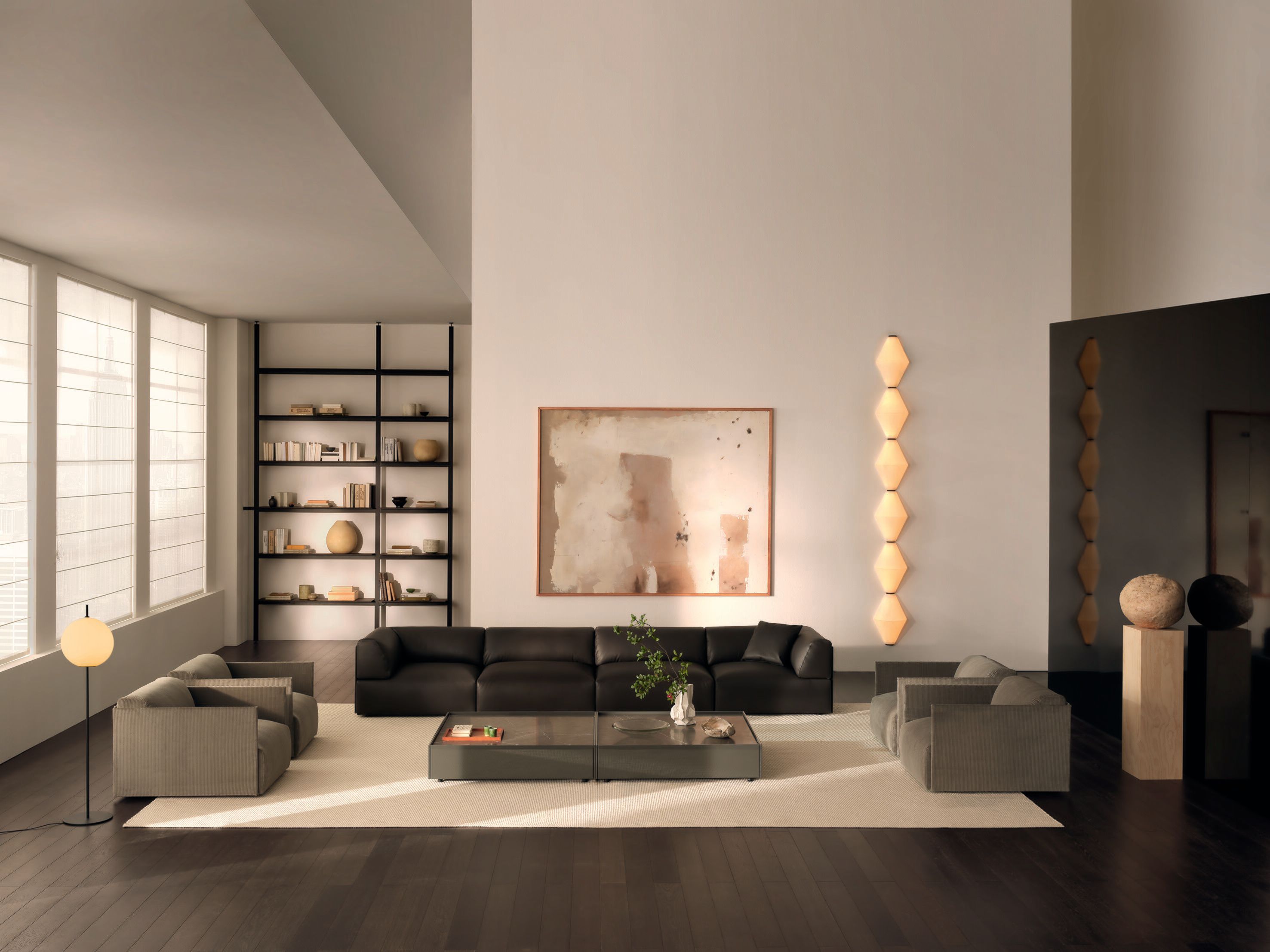 Кожаный модульный диван DE PADOVA HYBLA ARCH-00040942 - Вид №2