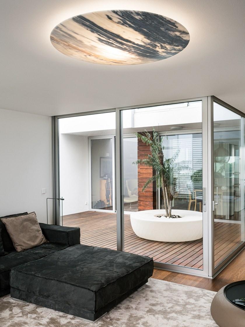 MOR DESIGN Потолочный светильник непрямого света ручной работы из мрамора Dome sun-id-1457724 - Вид №5