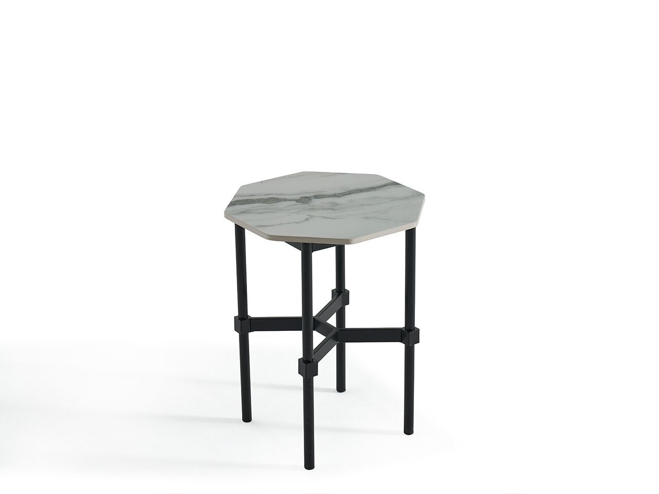 Высокий восьмиугольный садовый столик с керамической столешницей NDESIGN Ezora ARCH-00093533 - Вид №2