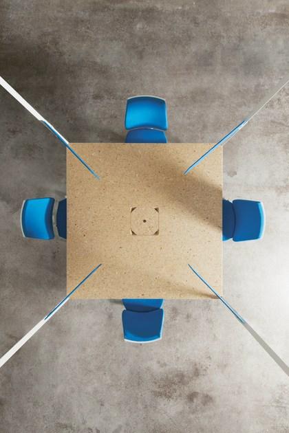 FANTONI Множественное рабочее место со звукопоглощающими перегородками для открытого пространства Hub sun-id-1471219 - Вид №5