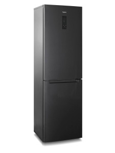 9066260 Холодильник с морозильником   Бирюса B980NF черный