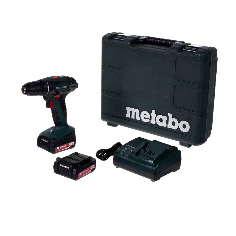 Шуруповерт аккумуляторный Metabo BS 14.4, 14.4 В Li-ion 2х1.3 Ач 17249347 STLM-2197126  - Вид №3