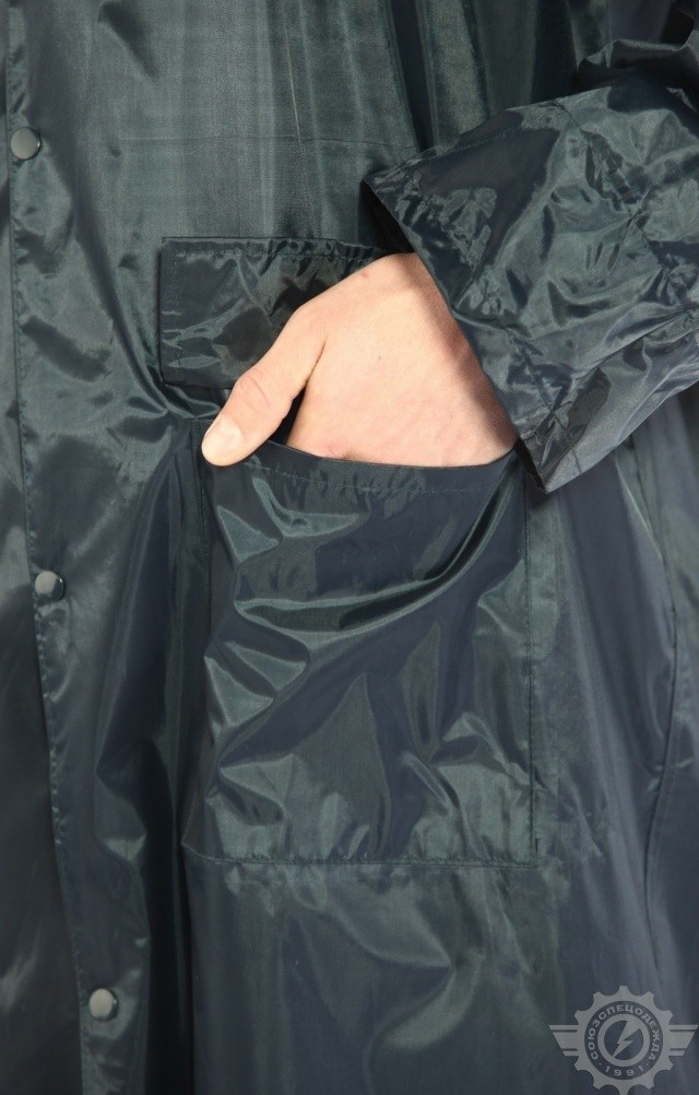 5041821 Плащ Альбатрос влагозащитный ЛАЙТ М синий  Непромокаемая спецодежда  размер XL  - Вид №6
