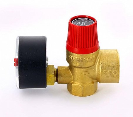 Предохранительный клапан WATTS с манометром SVM 1/2" 3 bar 10004648 - Вид №2