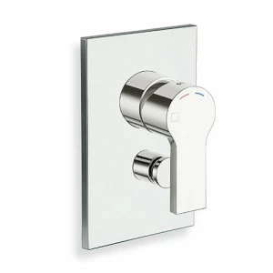 CRIOG649 Смеситель для ванны / душа скрытого монтажа в сборе с переключателем на 2 отверстия и накладкой из АБС Cristina Rubinetterie