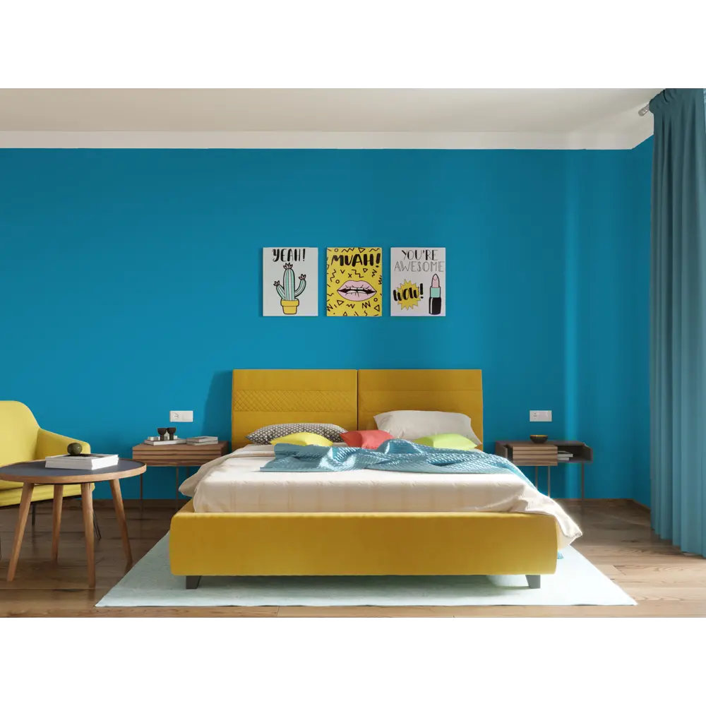 Краска для стен и потолков Trend Farbe цвет Гавайский океан 1 л Dufa STLM-2028792 - Вид №3