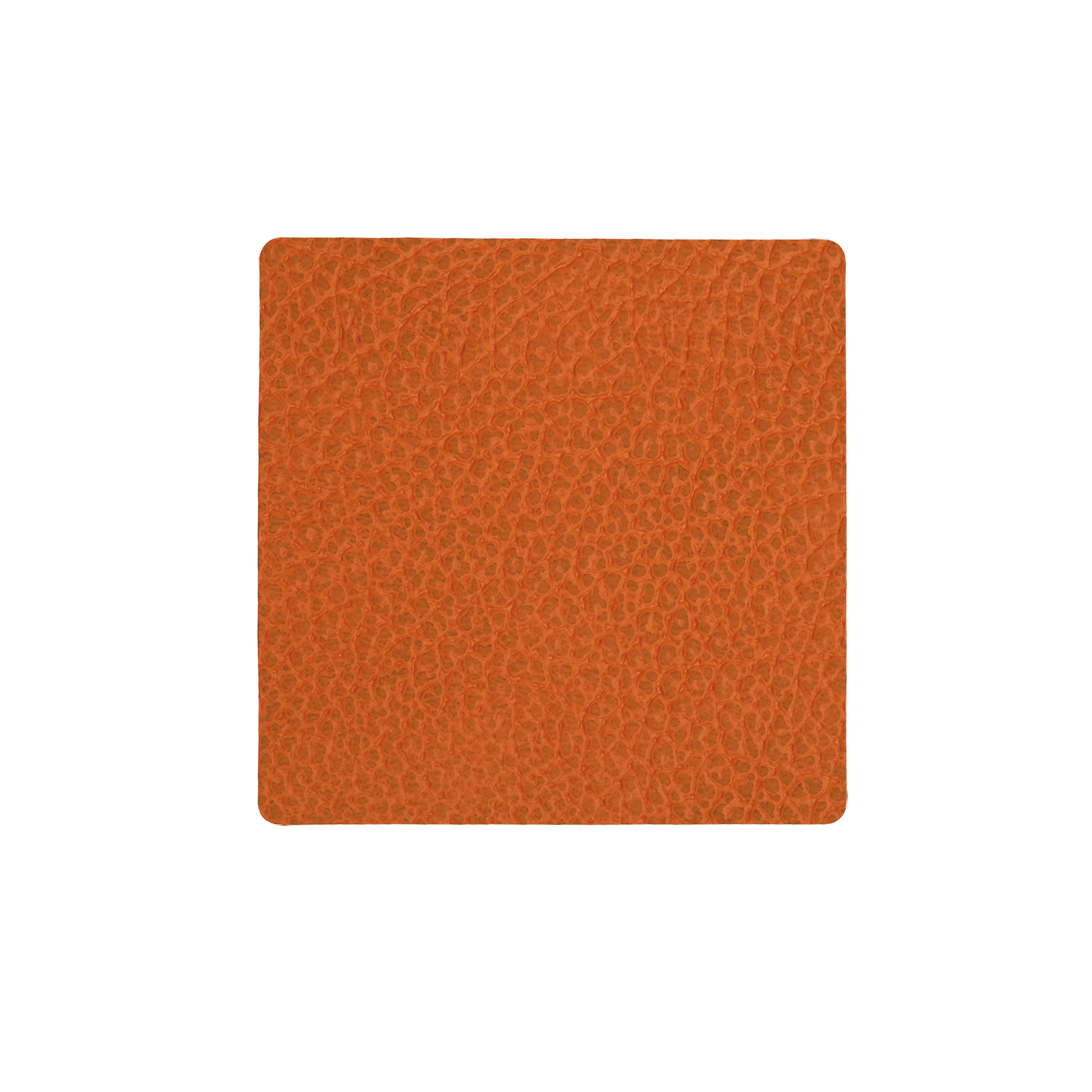 981300 HIPPO orange подстаканник квадратный 10x10 см, толщина 1,6 мм;LIND DNA  - Вид №1