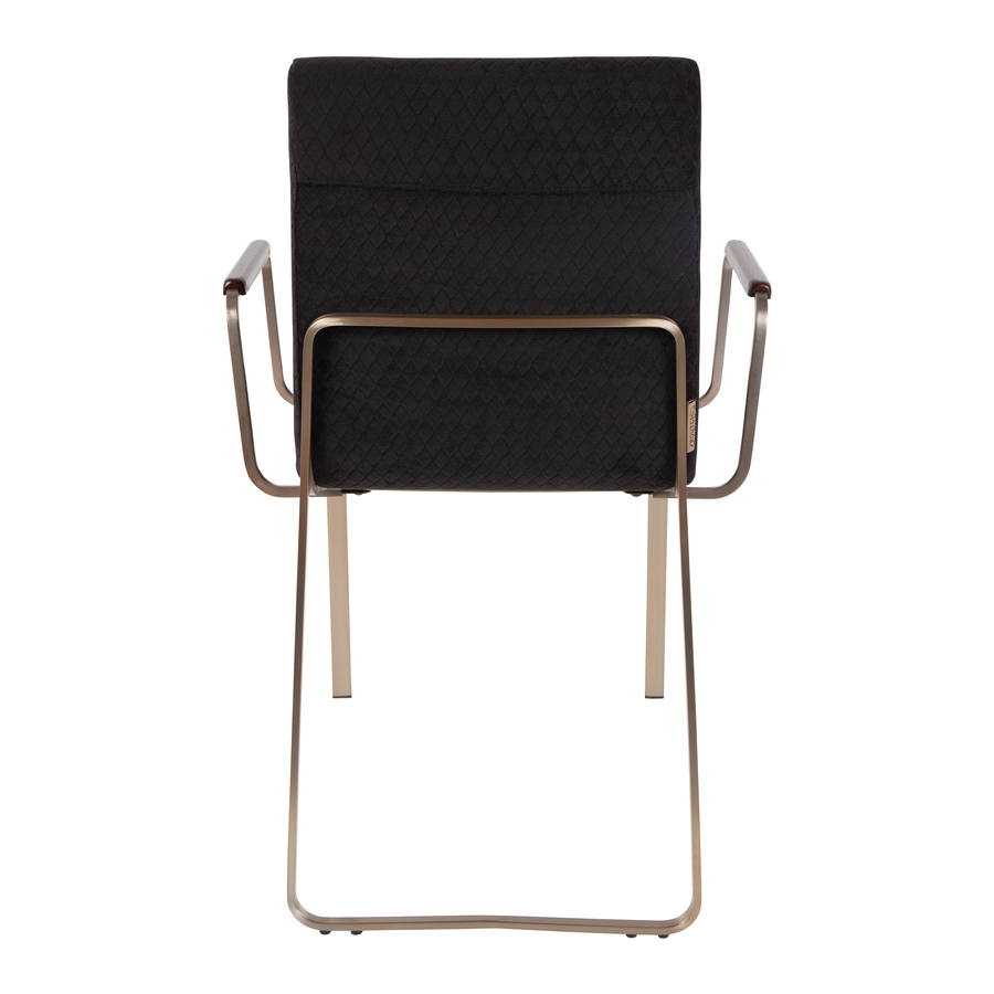 Кресло Flor черное Dutchbone 1200129 - Вид №8