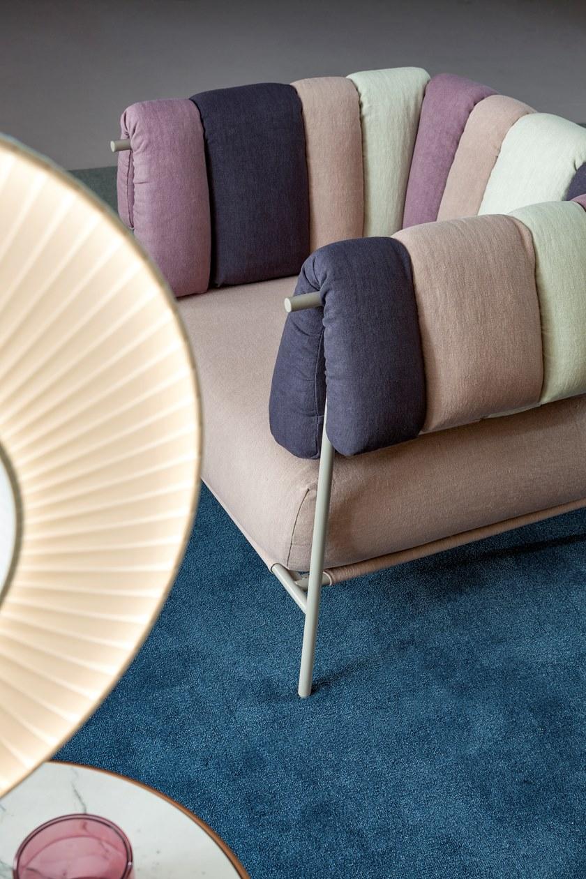 Bonaldo Кресло из ткани с подлокотниками sun-id-1392930 - Вид №1