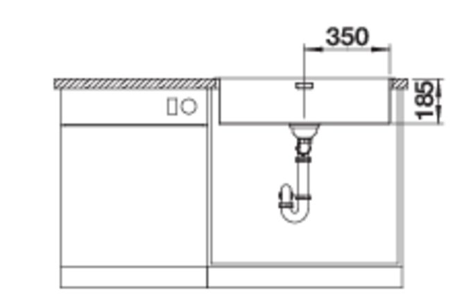 526126 Кухонная мойка Blanco Solis 700-IF  Blanco Solis  - Вид №4