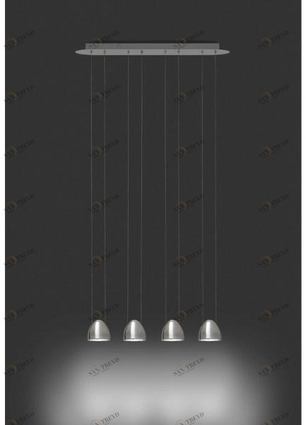 Alma light Металлический светодиодный подвесной светильник Led oval sun-id-1354924