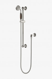 EAHS48 Ручной душ Easton Classic на перекладине с дубовой ручкой Waterworks