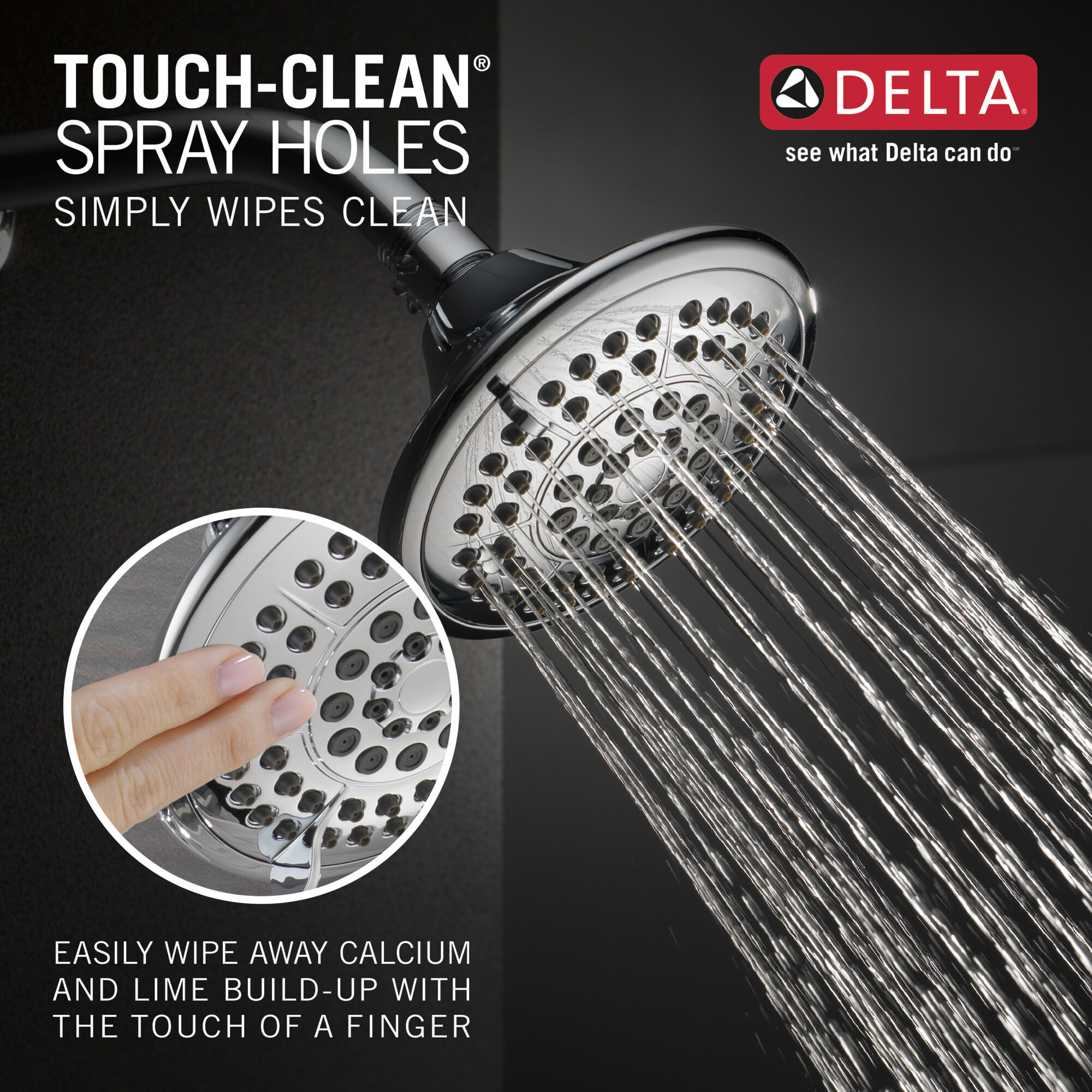 T17438 Для ванны и душа Monitor® 17 Series Delta Faucet Lahara Хром  - Вид №6