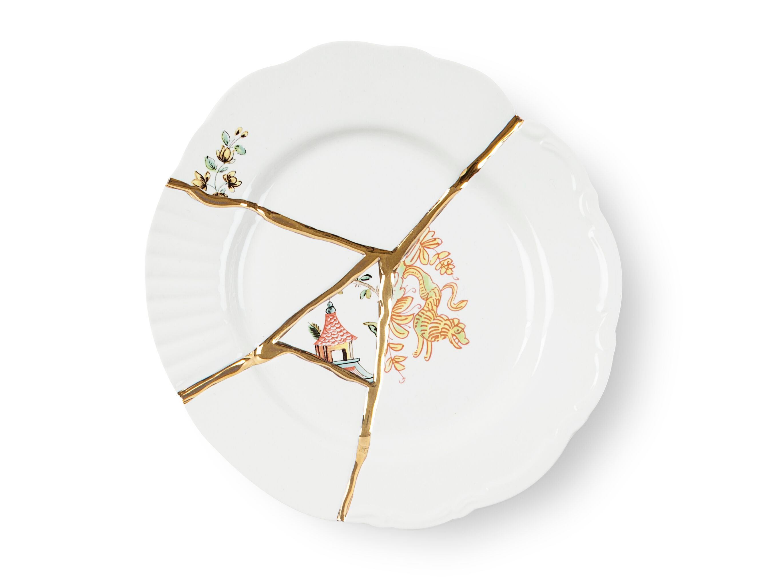 Фарфоровая десертная тарелка Seletti ARCH-00086620