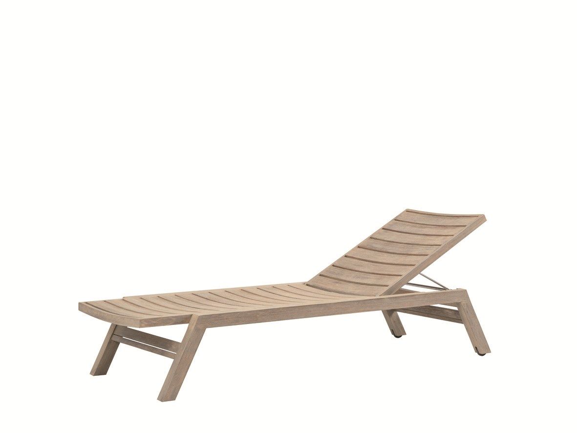 Садовая кровать с откидной спинкой из тикового дерева с колесами Ethimo Costes ARCH-00097028 - Вид №13