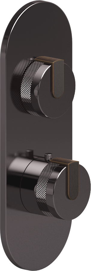 E-8026-R1OXE0-L1OB-OX-T Планка M-Series с 2 ручками - Внешняя часть GRAFF MOD+