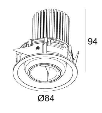 Круглый светодиодный светильник Deltalight Entero ARCH-00090152 - Вид №3