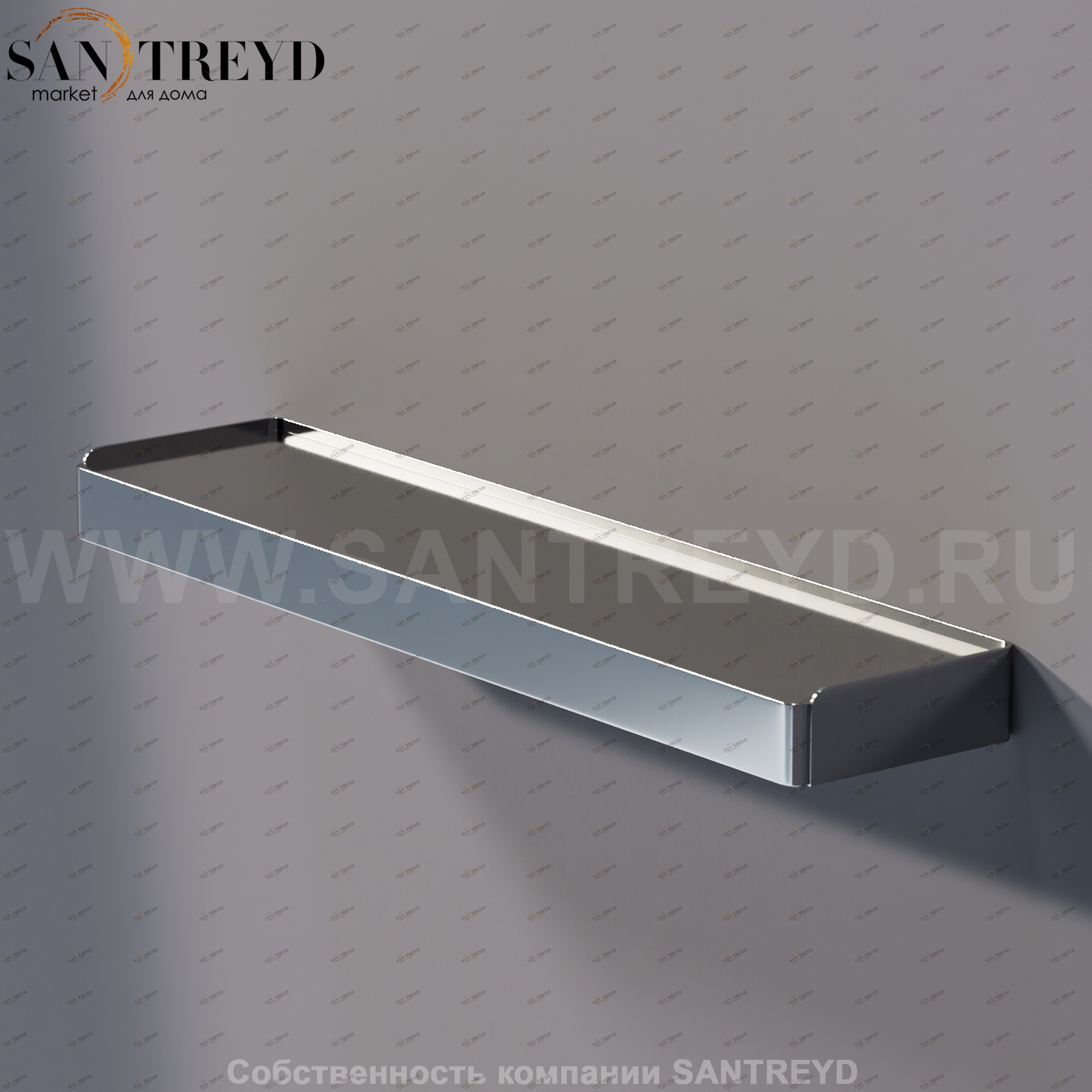 Agape MACH Полка 45 см хромированная AMAC0652A