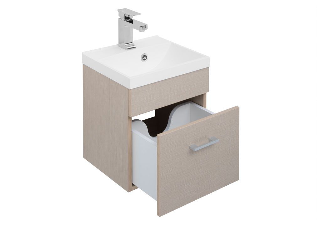 Мебель для ванной Aquanet Нота NEW 40 лайт светлый дуб 00231065 - Вид №3