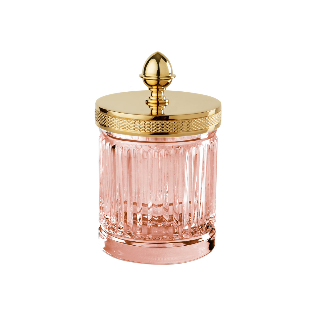 FS10C-621 FS10C-621 Маленькая банка с Q-наконечником, семена РАЗМЕР КРИСТАЛЛА «ТРОСТЬ Cristal & Bronze CRISTAL TAILLE “CANNELÉ” CISELÉ  - Вид №2