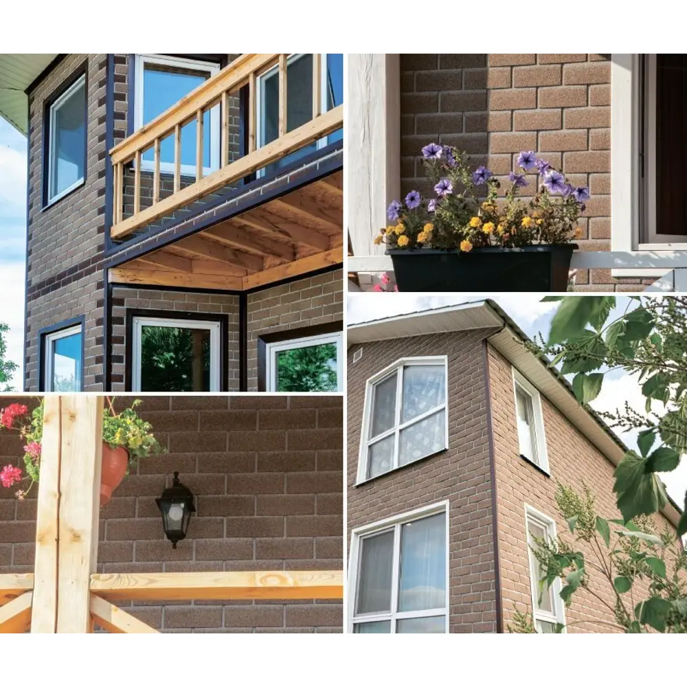 Фасадная плитка ТЕХНОНИКОЛЬ Hauberk «Античный кирпич» для стильного экстерьера 18734723 STLM-0012273 - Вид №7